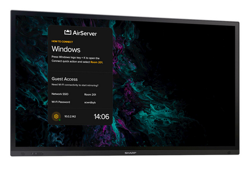 Sharp PN-LA862. Produktdesign: Interaktiver Flachbildschirm. Bildschirmdiagonale: 2,18 m (86"), Bildschirmtechnologie: LCD