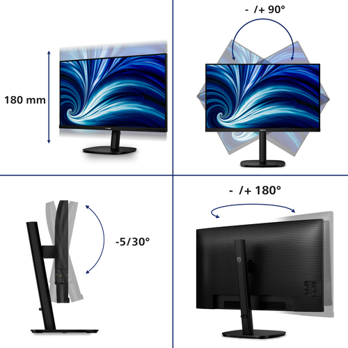 Philips 3000 series 32B2N3500/00. Anzeigegrösse (Diagonal): 80 cm (31.5"), Auflösung: 2560 x 1440 Pixel, HD type: Quad HD,