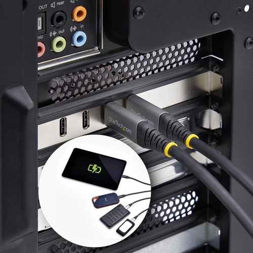StarTech.com USB Adapter - PCI Express x4 - 1.25 GB/s, 640 MB/s, 60 MB/s, 1.50 MB/s, 140.80 kB/s - Desktop, Server - Inter