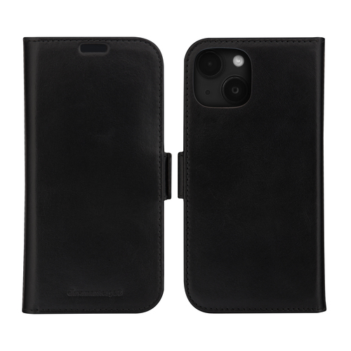 dbramante1928 ApS Lynge Carrying Case (Wallet) Apple iPhone 15 Smartphone - Black - Full Grain Leather Body - 155 mm Heigh