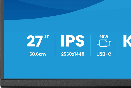 27IN ULTRA THIN IPS PANEL 2560X1440 1MS 350 CD/M 1000:1 1X