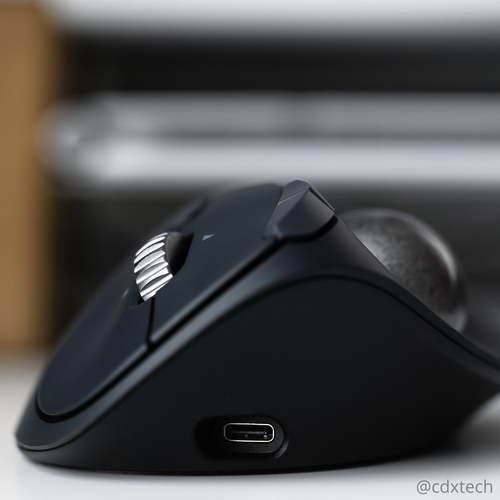 Kensington Pro Fit Ergo TB550 Trackball - Bluetooth/Radio-Frequenz - USB - Optisch - 7 Programmable Button(s) - 1 Pack - K