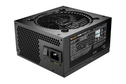be quiet! Pure Power 13 L13-M-1000W EPS12V, EPS 2.92, ATX 3.1 Modular Stromversorgung - 1 kW - Schwarz - Intern - 120 V AC
