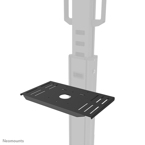 Neomounts Mounting Shelf for Video Bar, Multimedia Device, Display Screen - Black - Height Adjustable - 9 kg Load Capacity
