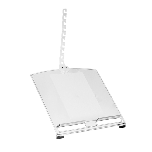 R-Go Caparo 4 / Zepher 4 Dokument Dokumentenhalter - Unterstützung 297 mm x 420 mm Medien - 45 mm x 375 mm x - Acryl - Tra