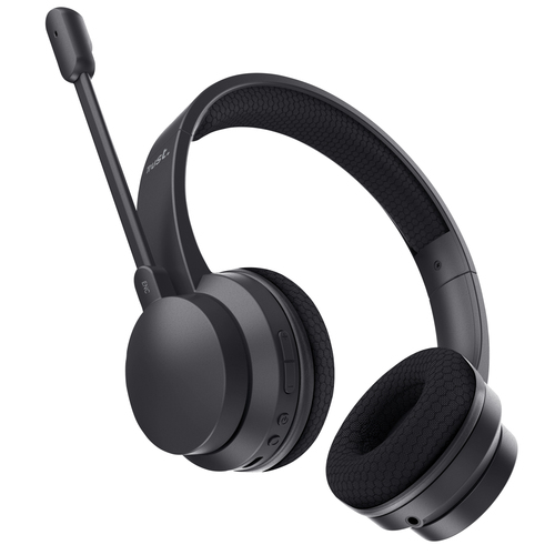 Trust Ayda Kabel/Kabellos Kopfbügel, Auf den Ohren Stereo Headset - Schwarz - Binaural - Ohraufliegend - 20 Hz bis 20 kHz 