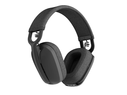 Logitech Zone Vibe Kabellos Kopfbügel, Über das Ohr Stereo Headset - Graphit - Microsoft-Teams-Zertifizierung - Binaural -