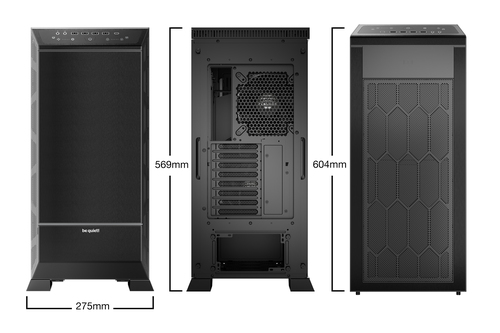be quiet! Dark Base Pro 901 Gaming-Computergehäuse - EATX, XL-ATX, ATX, Micro ATX, Mini ITX Motherboard Supported - Full T