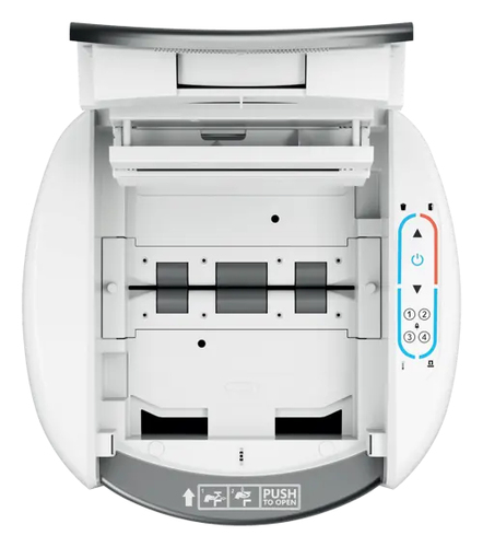 Leitz IQ OptiMax Autofeed Office 300 P5 Micro Cut Paper Shredder. Shredding type: Micro-cut shredding, Working width: 22.5