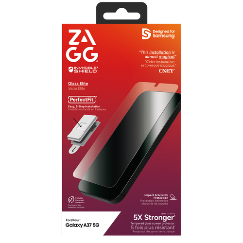 InvisibleShield Glass Elite For Galaxy A37 5G. Brand compatibility: Samsung, Compatibility: Galaxy A37 5G, Protection feat