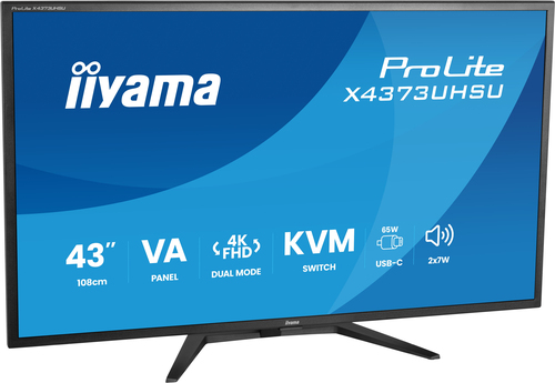 iiyama ProLite X4373UHSU-B2. Display diagonal: 108 cm (42.5"), Display resolution: 3840 x 2160 pixels, HD type: 4K Ultra H