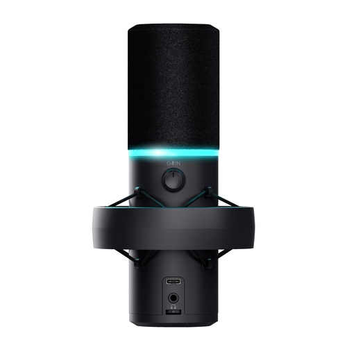 MikrofonTrust Onyx - Kabelgebunden - Kondensator - Schwarz - Kardioide - 1,80 m - USB Typ-A - Tischhalterung, Dämpferbrück