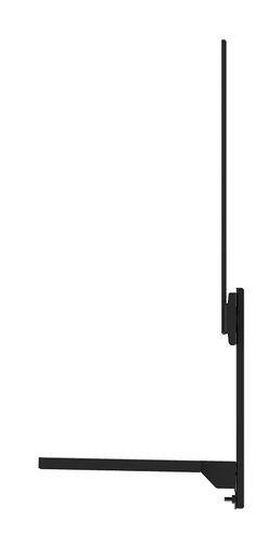 Neomounts Mounting Shelf for Keyboard, Mouse - Black - Height Adjustable - 43"" (109.22 cm) to 110"" (279.40 cm) Screen Su