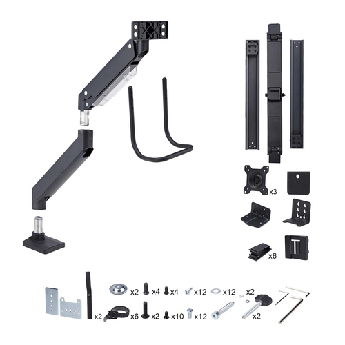 StarTech.com 3M1A3SG-MONITOR-ARM. Montage: Klemme/Durchführung, Höchstgewichtskapazität: 18 kg, Minimum Bildschirmgröße: 4