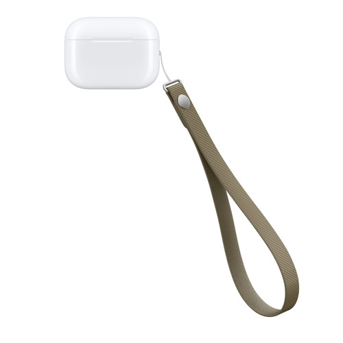 Apple Wrist Strap – Olive. Product type: Wristlet strap, Product colour: Olive, Material: Polyethylene terephthalate (PET)