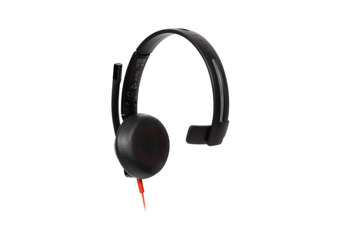 HP Poly Blackwire 5210 Monaural USB-C Headset +3.5mm Plug +USB-C/A Adapter. Product type: Headset. Connectivity technology