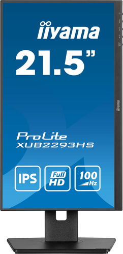 iiyama ProLite XUB2293HS-B6 22 Zoll Klasse Full HD LED-Monitor - 16:9 Format - Mattschwarz - 54,6 cm (21,5 Zoll) Viewable 