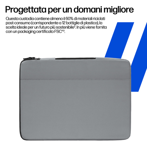 Borsa rigida per il trasporto HP (Sleeve) per 38,1 cm (15") a 40,6 cm (16") Computer portatile - Resistenza all'acqua, Ant