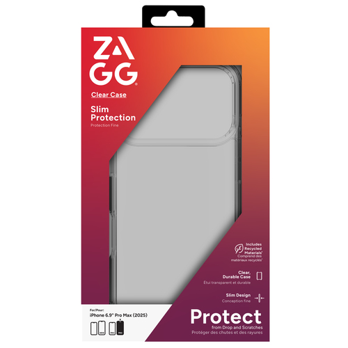 invisibleSHIELD Clear Protect Hülle für Apple iPhone 17 Pro Max Smartphone - Transparent - 1 / Pack - Sturzsicher, Kratzfe