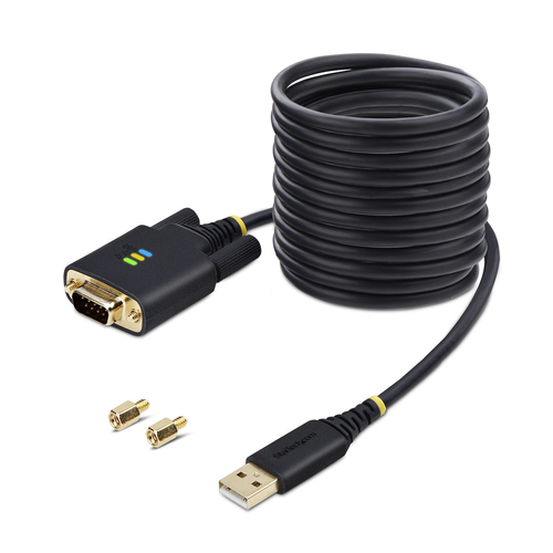 StarTech.com 1P10FFC-USB-SERIAL. Produktfarbe: Schwarz, Kabellänge: 3 m, Anschluss 1: USB Typ-A. Verpackungsbreite: 220 mm