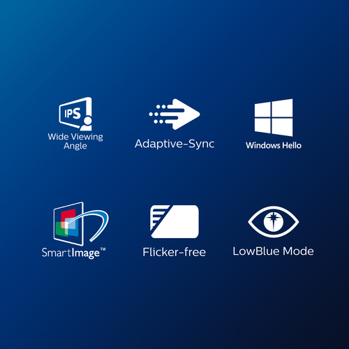 Monitor LCD Philips 272S1MH 685,8 mm (27"") Class Webcam Full HD Schermo curvo - 16:9 - Nero tessuto - 68,6 cm (27"") View