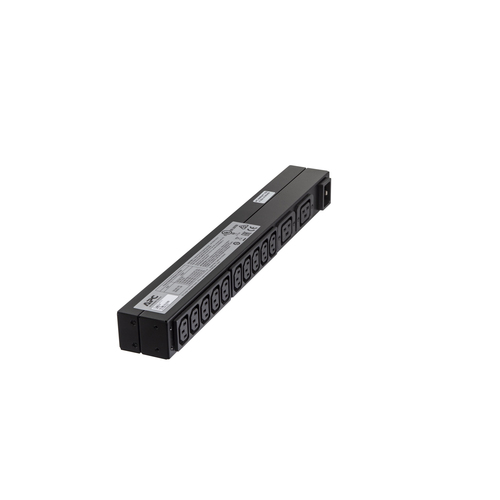 APC RACK PDU BASIC 1 U 16A 230V. PDU-Typen: Standard, Rack-Kapazität: 0U/1U, Typ: Einphasig. Anzahl der AC-Ausgänge: 12 AC