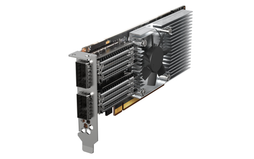 QNAP QXG QXG-100G2SF-E810 Placa de Ethernet de 100 Gigabits para Servidor - QSFP28 - Cartão Plug-in - PCI Express 4.0 x16 