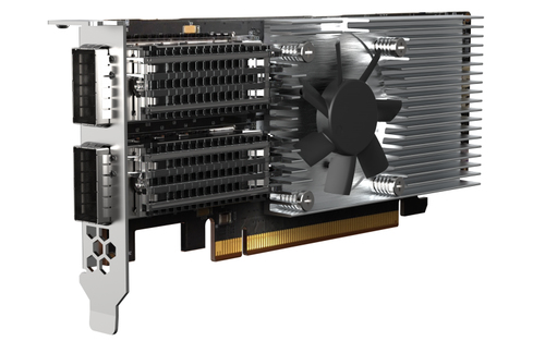 QNAP QXG QXG-100G2SF-E810 Placa de Ethernet de 100 Gigabits para Servidor - QSFP28 - Cartão Plug-in - PCI Express 4.0 x16 