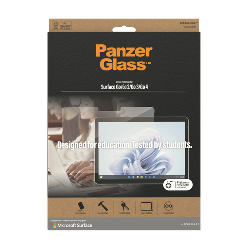 PanzerGlass ® Screen Protector Microsoft Surface Go 4 | Go 3 | Go 2 | Go. Screen protector type: Clear screen protector, M