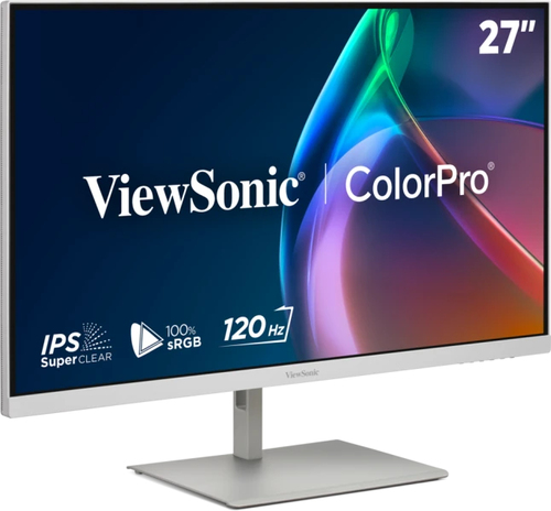Moniteur LED ViewSonic ColorPro VP2766-2K-W 27" Classe WQHD - 16:9 - Blanc - 68,6 cm (27") Viewable - Technologie IPS - Ré