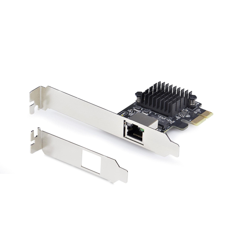 StarTech.com 5Gigabit Ethernet Card for Server, Desktop - 5GBase-T, 2.5GBase-T, 10/100/1000Base-T - Plug-in Card - Black -