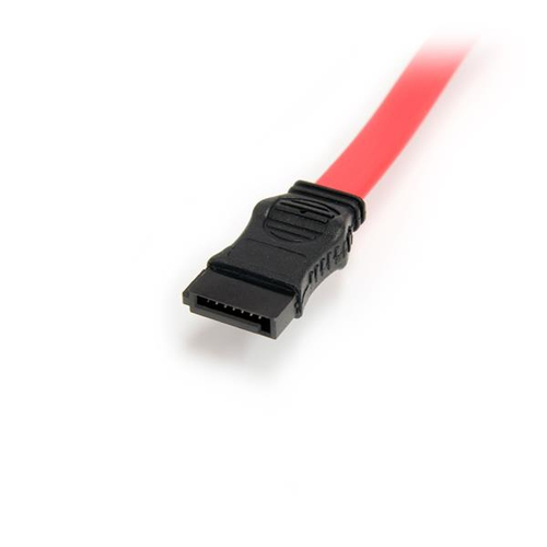 StarTech.com 30,5cm Slimline SATA to SATA with LP4 Power Cable Adapter - Cable for Hard Drive, Optical Drive, Motherboard,