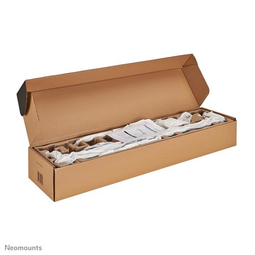 Neomounts NEXT One Mounting Arm for Monitor, Display - Black - Height Adjustable - 2 Display(s) Supported - 43.2 cm to 68.