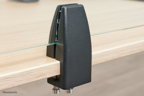 Neomounts NS-CLMP40BLACK Desk clamp set (2 pcs) - max 5 kg. Product colour: Black, Housing material: Aluminium, Maximum we