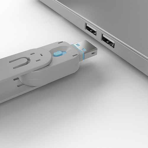Lindy USB Type A Port Blocker Key, Blue. Product type: Port blocker key, Compatible ports/slots: USB Type-A, Product colou
