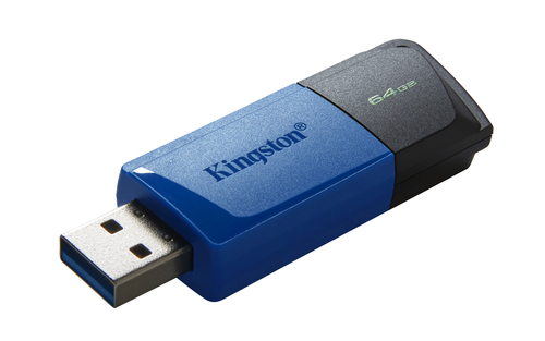 Kingston Technology DataTraveler 64GB USB3.2 Gen 1 Exodia M (Black + Blue). Capacity: 64 GB, Device interface: USB Type-A,