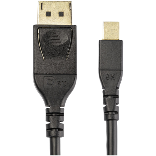 StarTech.com DP14MDPMM2MB. Kabellänge: 2 m, Anschluss 1: DisplayPort, Anschluss 2: Mini DisplayPort. Konformitätsbescheini