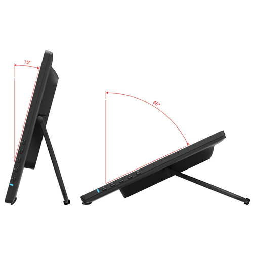 Hannspree HT249PPB 24"" Class LED Touchscreen Monitor - 16:9 - 5 ms - 60.5 cm (23.8"") Viewable - Projected Capacitive - 1