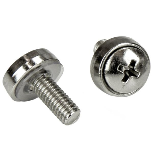 StarTech.com Rack Screws â€" 20 Pack â€" Installation Tool â€" 12 mm M5 Screws â€" M5 Nuts â€" Cabinet Mounting Screws and