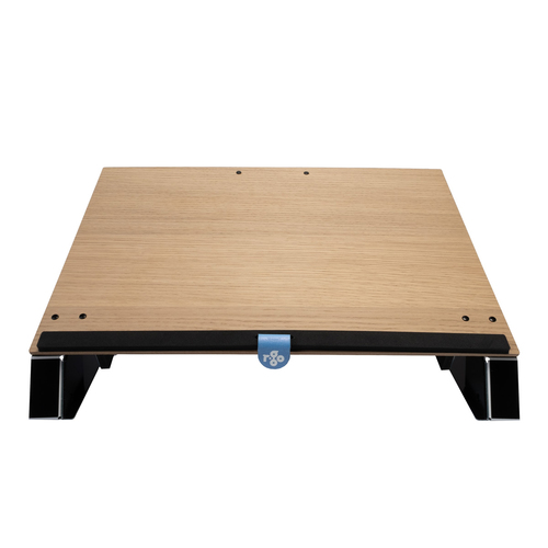 R-Go Read2Write Dokument Dokumentenhalter - Unterstützung 297 mm x 420 mm Medien - 168 mm x 460 mm x - Aluminium, Oak Wood