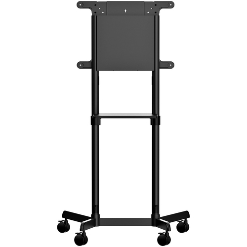 StarTech.com Mobile TV Cart, Portable Rolling TV Stand, 37-70 inch VESA Display Mount (154lb/70kg), Shelf & Storage, Rotat