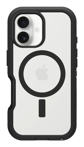 OtterBox Defender XT Clear. Case type: Cover, Markenkompatibilität: Apple, Kompatibilität: iPhone 16, Maximale Bildschirmg