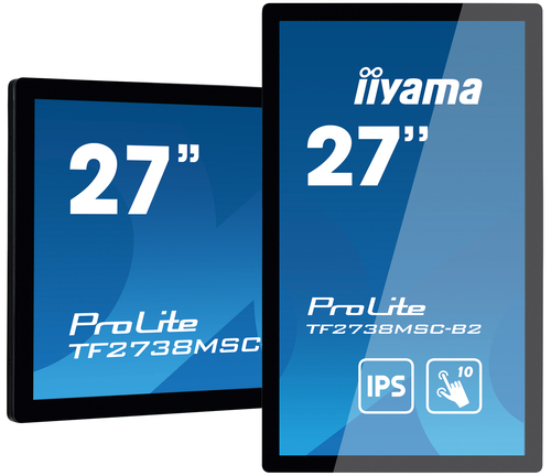 iiyama ProLite TF2738MSC-B2 27 Zoll Klasse Open-Frame-LED-Touchscreen-Monitor - 16:9 Format - 5 ms Reaktionszeit - 68,6 cm