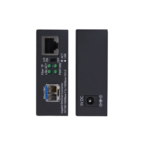 StarTech.com Transceiver/Media Converter - TAA Compliant - 2 Port(s) - 1 x Network (RJ-45) - Duplex LC Port - Twisted Pair