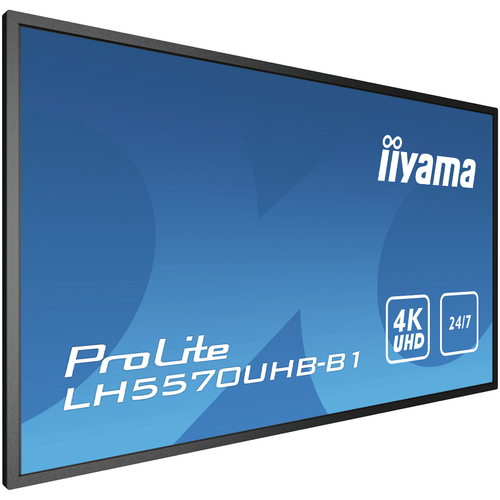 iiyama ProLite LH5570UHB-B1 139,7 cm (55 Zoll) LCD Digital-Signage-Display - Cortex A53 1,50 GHz - 3 GB DDR4 SDRAM - 3840 