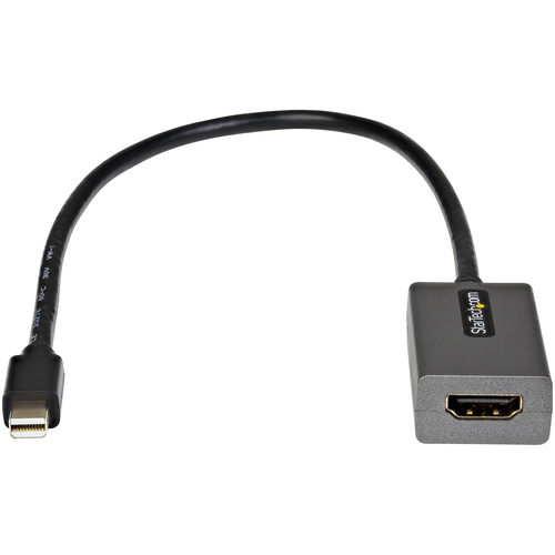 StarTech.com MDP2HDEC. Kabellänge: 0,331 m, Anschluss 1: Mini DisplayPort, Anschluss 2: HDMI Typ A (Standard). Konformität