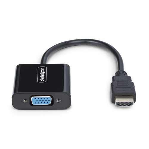 StarTech.com HDMI to VGA Adapter, Active Video Converter For Laptop/Desktop, 1920x1080 (1080p), HDMI Source to VGA Monitor