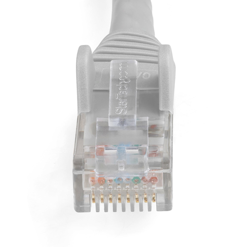 StarTech.com 10m CAT6 Ethernet Cable, LSZH (Low Smoke Zero Halogen), 10 GbE Snagless 100W PoE UTP RJ45 Grey CAT 6 Network 