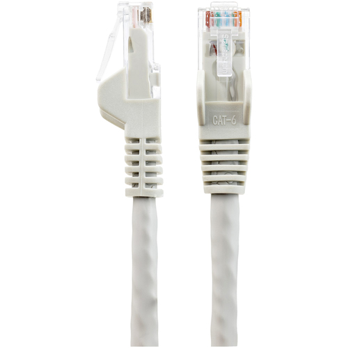 StarTech.com 10m CAT6 Ethernet Cable, LSZH (Low Smoke Zero Halogen), 10 GbE Snagless 100W PoE UTP RJ45 Grey CAT 6 Network 