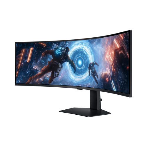 Samsung Odyssey G9 S49FG910EU 49 Zoll Klasse Dual Quad HD (DQHD) Gekrümmter Bildschirm Gaming-LCD-Monitor - 32:9 Format - 